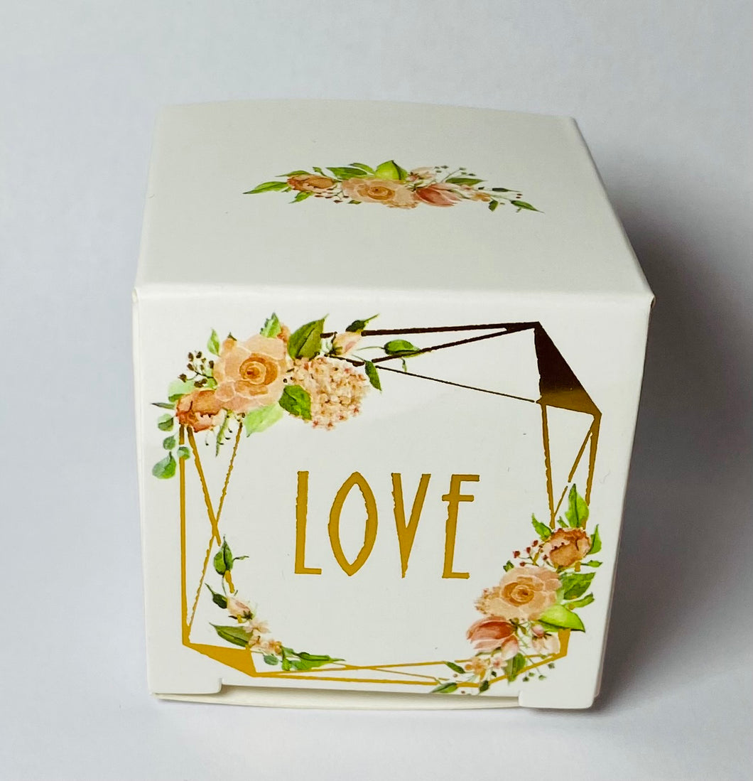 ‘Love’ Floral Favour Box