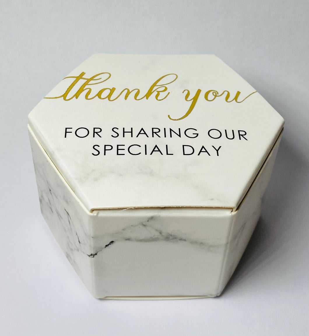 ‘Thank You’ Favour Box
